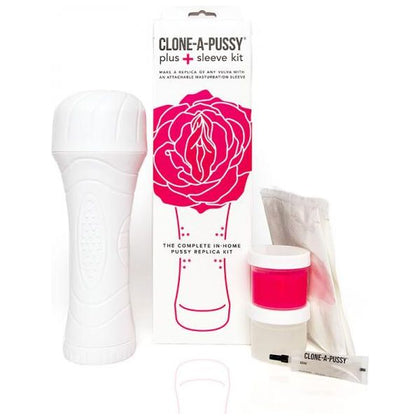 Introducing the Clone-A-Pussy Plus Sleeve DIY Kit - Hot Pink: The Ultimate Pleasure Crafting Experience
