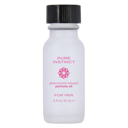 Pure Instinct Pheromone Perfume Oil For Her 0.5oz - Sensual Scented Elixir to Enhance Attraction and Seduction - Bergamot, Tangerine, and Vanilla-infused Sandalwood Blend - Paraben, Gluten, and Glycerin-Free - 0.5 fl. oz.