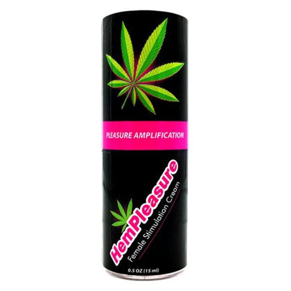 Introducing the SensaPleasure Hemplified Clitoral Arousal Cream - Model 0.5XW - Women's Maximum Stimulation - Hemp Infused - Radiant Ruby - Adult Naughty Store