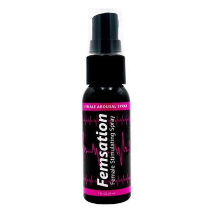 Introducing the SensaFemme ClitSensations 1oz Female Stimulation Spray - Maximum Sensation for Clitoral Pleasure (Pink) - Adult Naughty Store