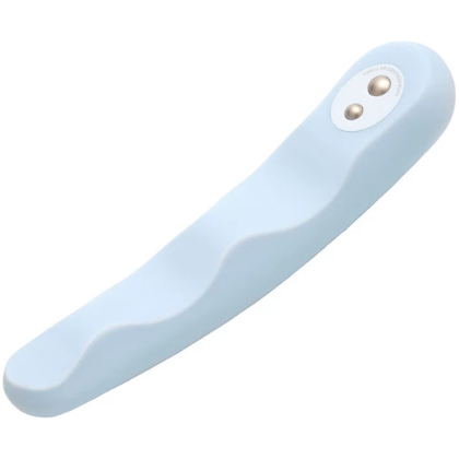 Iroha Minamo Blue Wave-Shaped Silicone Vibrator for Women - Sensually Pleasurable Ocean-Like Stimulation
