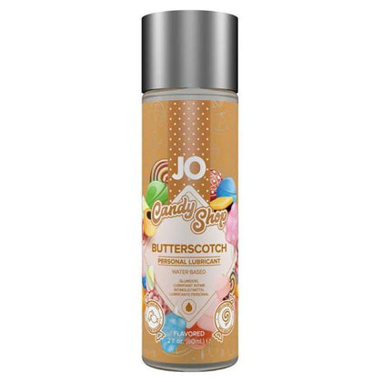 JO® H2O Candy Shop Flavored Butterscotch 2oz Water-Based Intimate Lubricant - Enhance Playfulness and Indulge in Sweet Pleasure - Adult Naughty Store