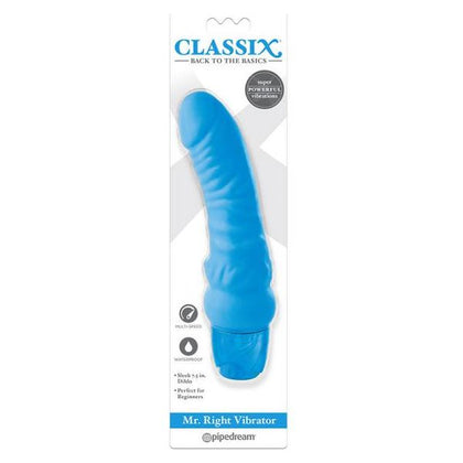 Classix Mr. Right Thick Personal Massager - Powerful Blue Vibrating Pleasure Stick for Women