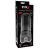 PDX Elite Extender Pro Vibrating Penis Pump - Model X1 - Male Masturbation Device for Intense Oral-Like Pleasure - Clear - Adult Naughty Store