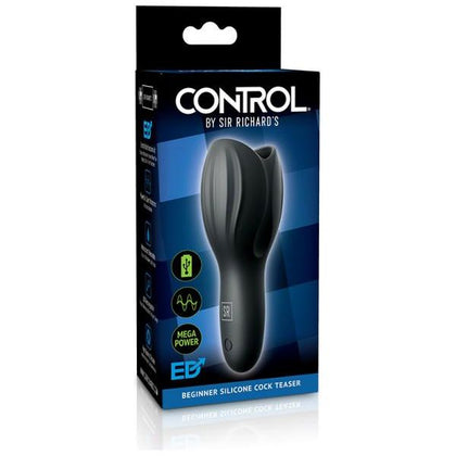 Sir Richard's CONTROL Beginner Silicone Cock Teaser - Model ST-001 - Male Vibrating Penis Stimulator for Intense Pleasure - Black