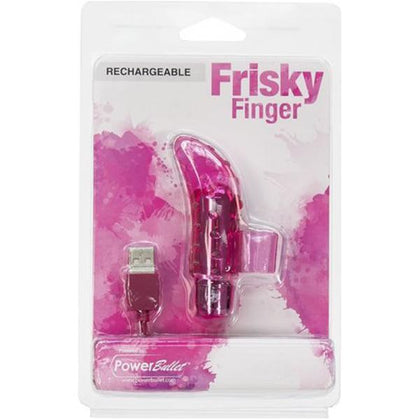 Introducing the Frisky Finger Rechargeable Pink - A Powerful Women's Toy for Unforgettable Pleasure!