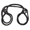 Japanese Style Bondage Cotton Wrist or Ankle Cotton Cuffs Black - Adult Naughty Store