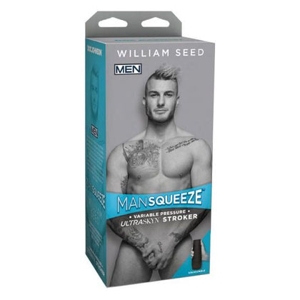 Man Squeeze William Seed Ultraskyn Ass Stroker - Intense Pleasure for Men - Model WS-001 - Vanilla Beige - Adult Naughty Store