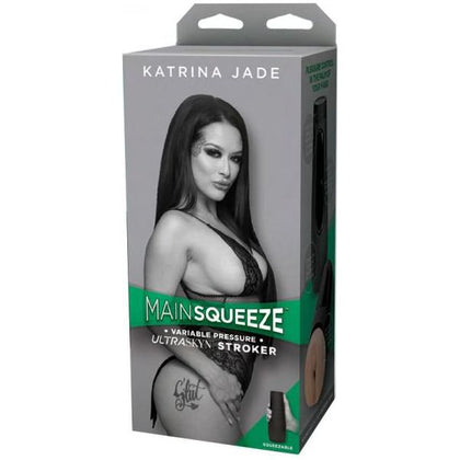 Doc Johnson Main Squeeze Katrina Jade Ultraskyn Pussy Stroker - Intensely Pleasurable Male Masturbator for Penetrative Sensations in a Realistic Flesh Tone - Adult Naughty Store