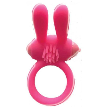 Hott Products Wet Dreams Bunny Buster Cock Ring with Turbo Motor Pink - Powerful Pleasure Enhancer for Men and Couples - Adult Naughty Store