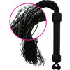 Hott Products Whip It Black Pleasure Whip With Tassels - Sensual Silicone Tassels Flogger for Dominant Play - Model: Whip It - Gender: Unisex - Enhance Pleasure and Explore BDSM - Black - Adult Naughty Store