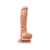 NS Novelties Colours Dual Density 8-Inch Realistic Beige Dildo for Enhanced Pleasure - Adult Naughty Store