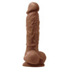 NS Novelties Colours Pleasures 5-Inch Brown Silicone Realistic Dildo for Sensual Pleasure - Adult Naughty Store