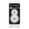 Renegade Double Stack Clear Cock Rings - Enhance Performance and Pleasure with the Renegade R-210 Clear Double Stack Cock Rings for Men - Adult Naughty Store