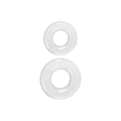 Renegade Double Stack Clear Cock Rings - Enhance Performance and Pleasure with the Renegade R-210 Clear Double Stack Cock Rings for Men - Adult Naughty Store