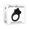 Zero Tolerance Black Knight Vibrating Cock Ring - Model ZT-36 - Male Pleasure Toy - Intense Stimulation - Black - Adult Naughty Store