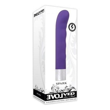 Evolved Spark Purple 10 Speed and Functions with Turbo Boost Mode Waterproof G-Spot Vibrator - Adult Naughty Store