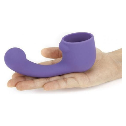 Le Wand Petite Curve Weighted Silicone Attachment - Powerful G-Spot Stimulation and Clitoral Pleasure Enhancer for Women - Lavender - Adult Naughty Store