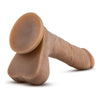 Introducing the Sensual Pleasures Mister Perfect Mocha Tan Realistic Dildo - Model MP-001: A Premium Male Pleasure Toy for Unforgettable Anal Play Experiences in a Stunning Mocha Tan Shade