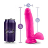 Au Naturel Bold Pleaser 7-inch Dual Density Dildo - Pink - Ultimate Pleasure for All Genders and Sensual Delight in Every Inch - Adult Naughty Store