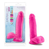 Au Naturel Bold Pleaser 7-inch Dual Density Dildo - Pink - Ultimate Pleasure for All Genders and Sensual Delight in Every Inch - Adult Naughty Store