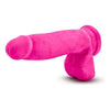 Au Naturel Bold Pleaser 7-inch Dual Density Dildo - Pink - Ultimate Pleasure for All Genders and Sensual Delight in Every Inch - Adult Naughty Store