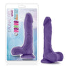 Au Natural Bold Thrill 8.5-Inch Sensa Feel Dual Density Dildo - Model BTD85P - For All Genders - Intense Pleasure - Purple - Adult Naughty Store