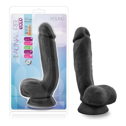 Au Natural Bold Pound 8.5in Black Dildo - The Ultimate Pleasure Experience for All Genders