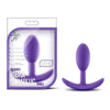 Luxe - Wearable Vibra Slim Plug - Model LS-1001 - Unisex Anal Pleasure - Purple - Adult Naughty Store