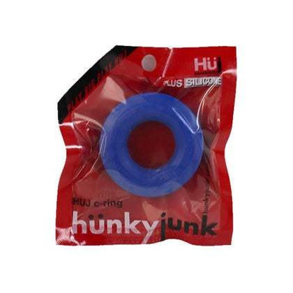 Hunkyjunk Huj C-ring, Cobalt - Premium Silicone Cock and Ball Ring for Enhanced Pleasure (Model HUJ-001) - Men's Intimate Toy - Adult Naughty Store