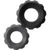 Hunkyjunk COG 2-Piece Pack Size C-ring Set for Men - Enhance Your Pleasure with the Super-Stretchy Tar-Stone COG Cock Rings