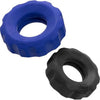 Hunkyjunk Cog 2-Piece Pack - Super-Stretchy C-Ring Set for Men - Cobalt Blue
