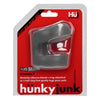 Oxballs Hunky Junk Connect Cock Ball Tugger - Model CT-200 - Male - Enhances Pleasure - Smoke Gray