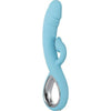 Triple Infinity Blue Rabbit Style Vibrator - The Ultimate Pleasure Experience for Women, Targeting the G-Spot, in Sensational Blue - Adult Naughty Store