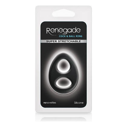 Renegade Romeo Dual Ring Black - Enhancing Erection Strength and Pleasure for Both Mates