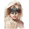 Ouch! Queen Black Lace Mask O-S: Handmade Intricate Venetian Inspired Eye Mask for Sensual Play and Elegant Occasions - Adult Naughty Store