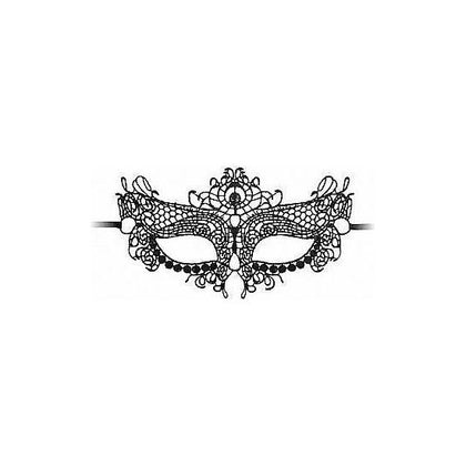 Ouch! Queen Black Lace Mask O-S: Handmade Intricate Venetian Inspired Eye Mask for Sensual Play and Elegant Occasions - Adult Naughty Store