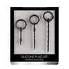 Shots Toys OUCH Urethral Sounding Plug Set - Model USP-500 - Male Urethral Stimulation - Black - Adult Naughty Store