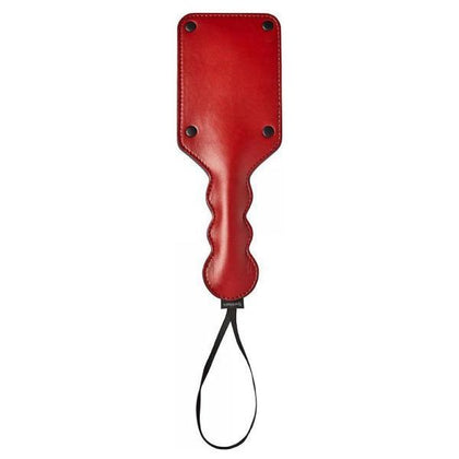 Sportsheets Saffron Square Paddle Black Red - Elegant BDSM Spanking Toy for Intense Pleasure and Sensual Discipline