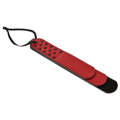 Sportsheets Saffron Layer Paddle Black Red - Sensual Impact Play Toy for Dominant Partners