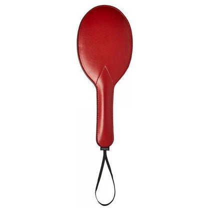 Sportsheets Saffron Ping Pong Paddle Red - Premium Vegan Leather Discipline Tool for Sensual Impact Play, Model SP-01, Unisex, Delivers Pleasureful Stings, Crimson Red Color