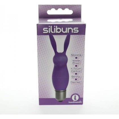 9's Silicone Bunny Bullet Purple - Powerful Waterproof Vibrating Toy for Women's Clitoral Stimulation
