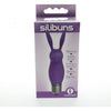 9's Silicone Bunny Bullet Purple - Powerful Waterproof Vibrating Toy for Women's Clitoral Stimulation
