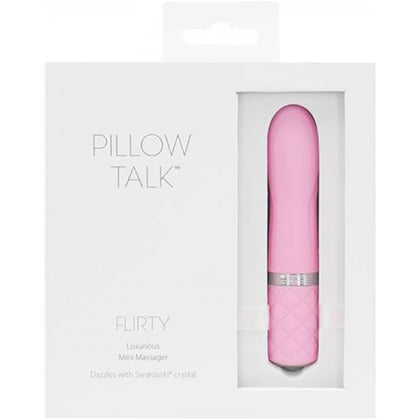 PinkCharm Pillow Talk Flirty Bullet - Powerful Pleasure for Her in a Playful Pink Hue - Adult Naughty Store