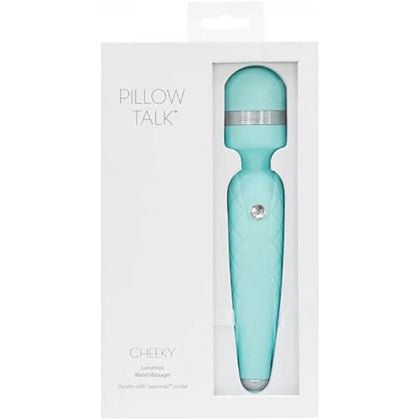 Ella Paradis Pillow Talk Cheeky Wand - Model PT-CTW-Teal - Multi-Gender, Pleasure for All Areas - Teal - Adult Naughty Store