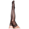 Kixies Ally Black Polka Dot Thigh Highs - Model A29 - Women's Sexy Lingerie for Seductive Legs - Size A