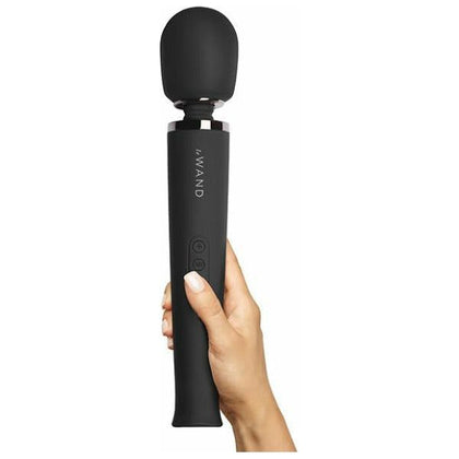 Le Wand Rechargeable Massager Black - The Ultimate Pleasure Experience for All Genders and Sensual Delights