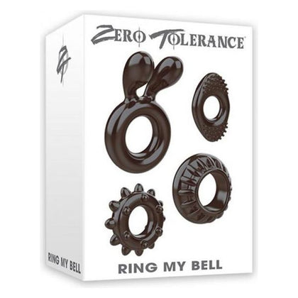 Introducing the Zt Ring My Bell Cock Ring Set (4-per): The Ultimate Pleasure Enhancer for Long-lasting Intimacy - Adult Naughty Store