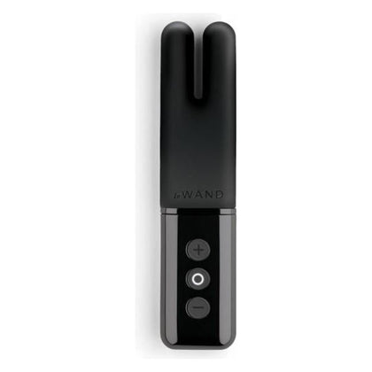 Le Wand Deux Black Twin-Motor Rechargeable Mini Vibrator for Clitoral Stimulation
