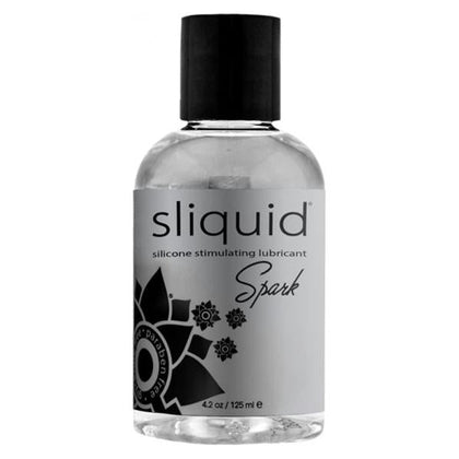 Sliquid Spark Booty Buzz 4.2oz - Premium Silicone Anal Pleasure Lubricant for Long-lasting Sensations - Model: SPK-BB-4.2 - Unisex - Intense Pleasure for Backdoor Play - Vibrant Blue - Adult Naughty Store